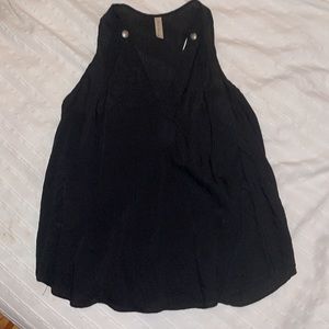 Final touch | black v neck tank blouse | size M
